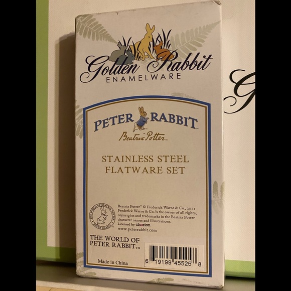 Golden Rabbit - Peter Rabbit 3-piece Child Set with Flatware - Picture 8 of 9